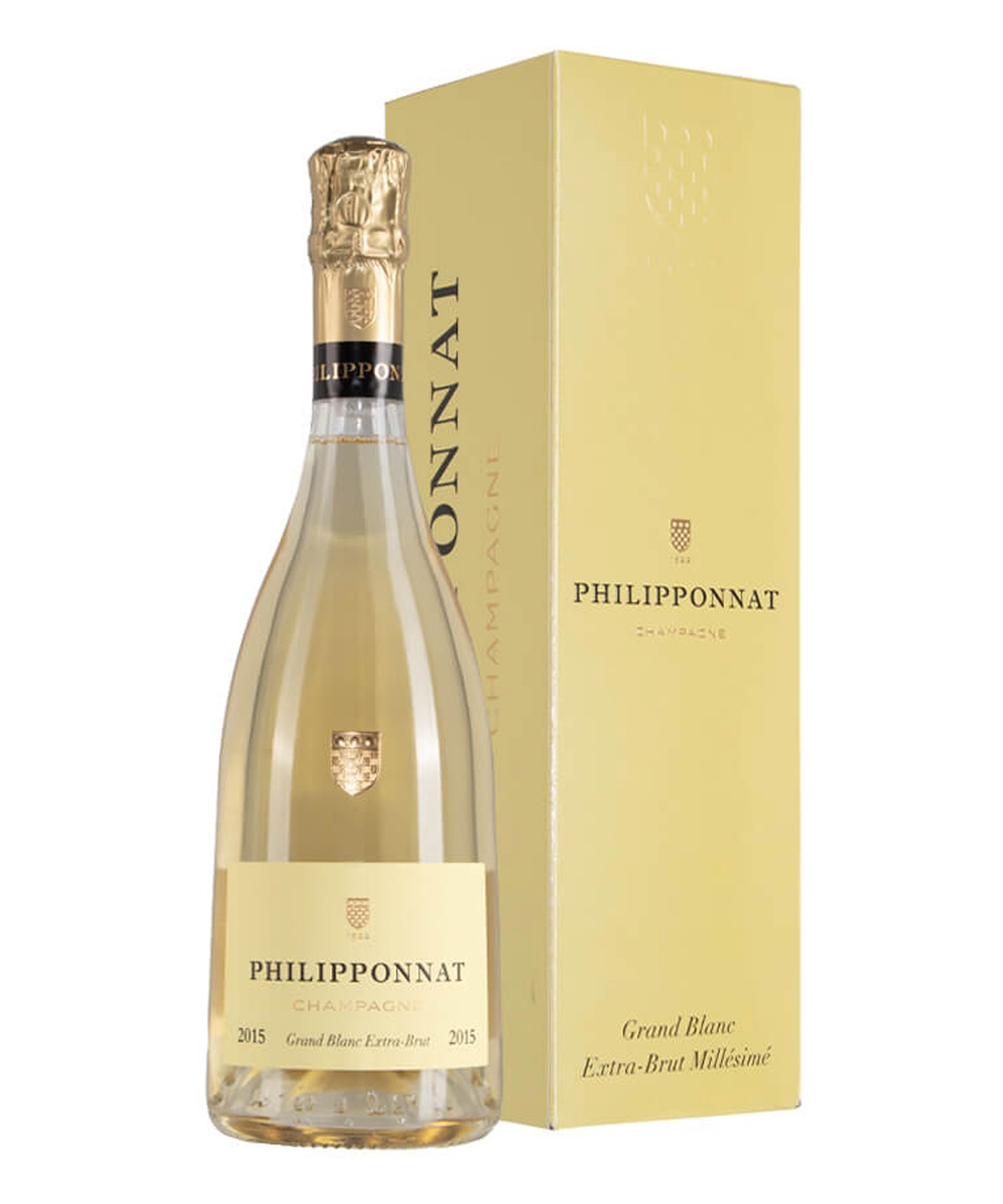 Шампанское Philipponnat Grand Blanc 2015 белое экстра-брют 0.75 л, в подарочной коробке - фото 2