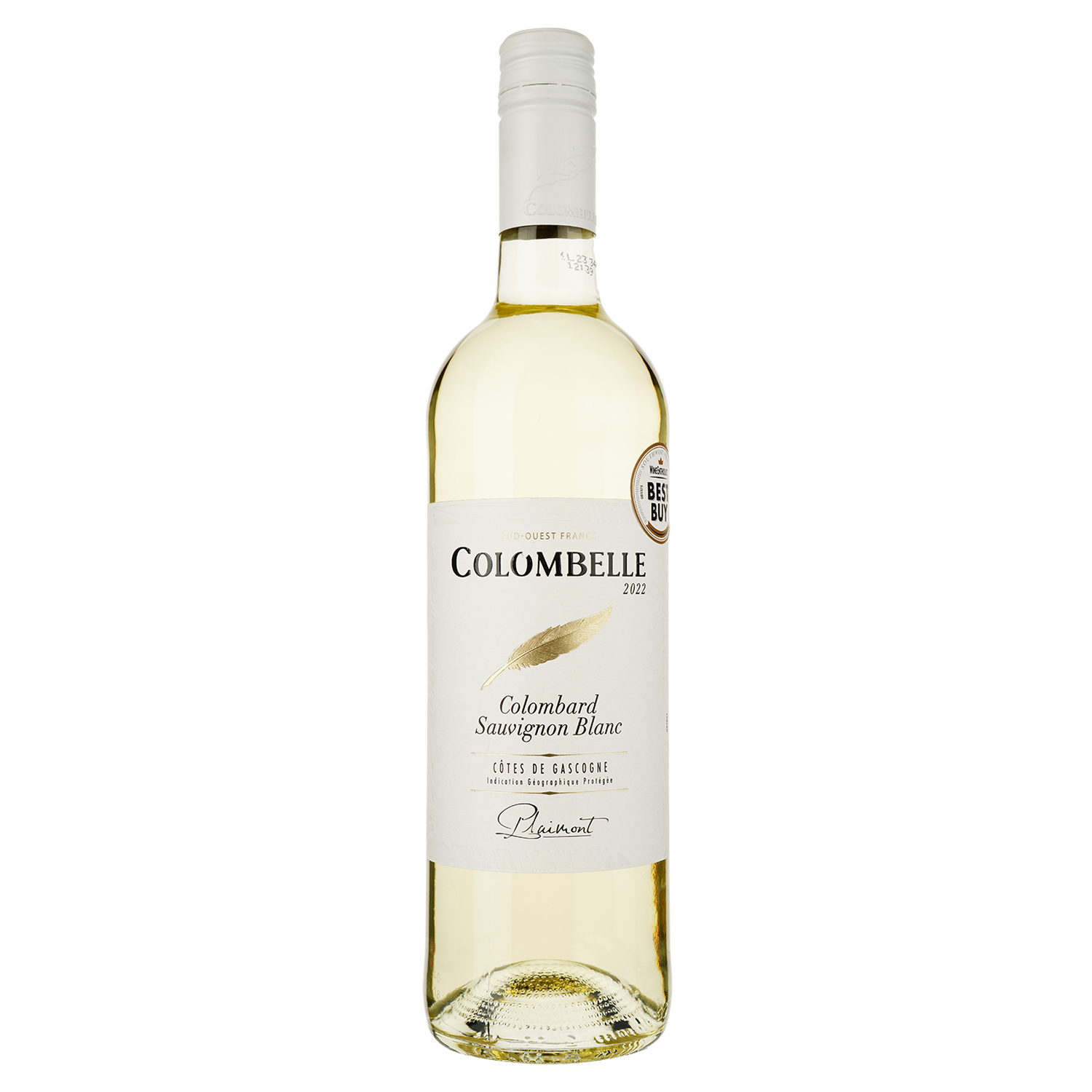 Вино Plaimont Colombelle Sauvignon белое полусухое 0.75 л (503568) 2 шт. - фото 2