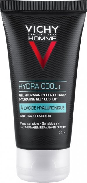 Увлажняющий гель с охлаждающим эффектом Vichy Homme Hydra Cool+, для лица и контура глаз, 50 мл - фото 1