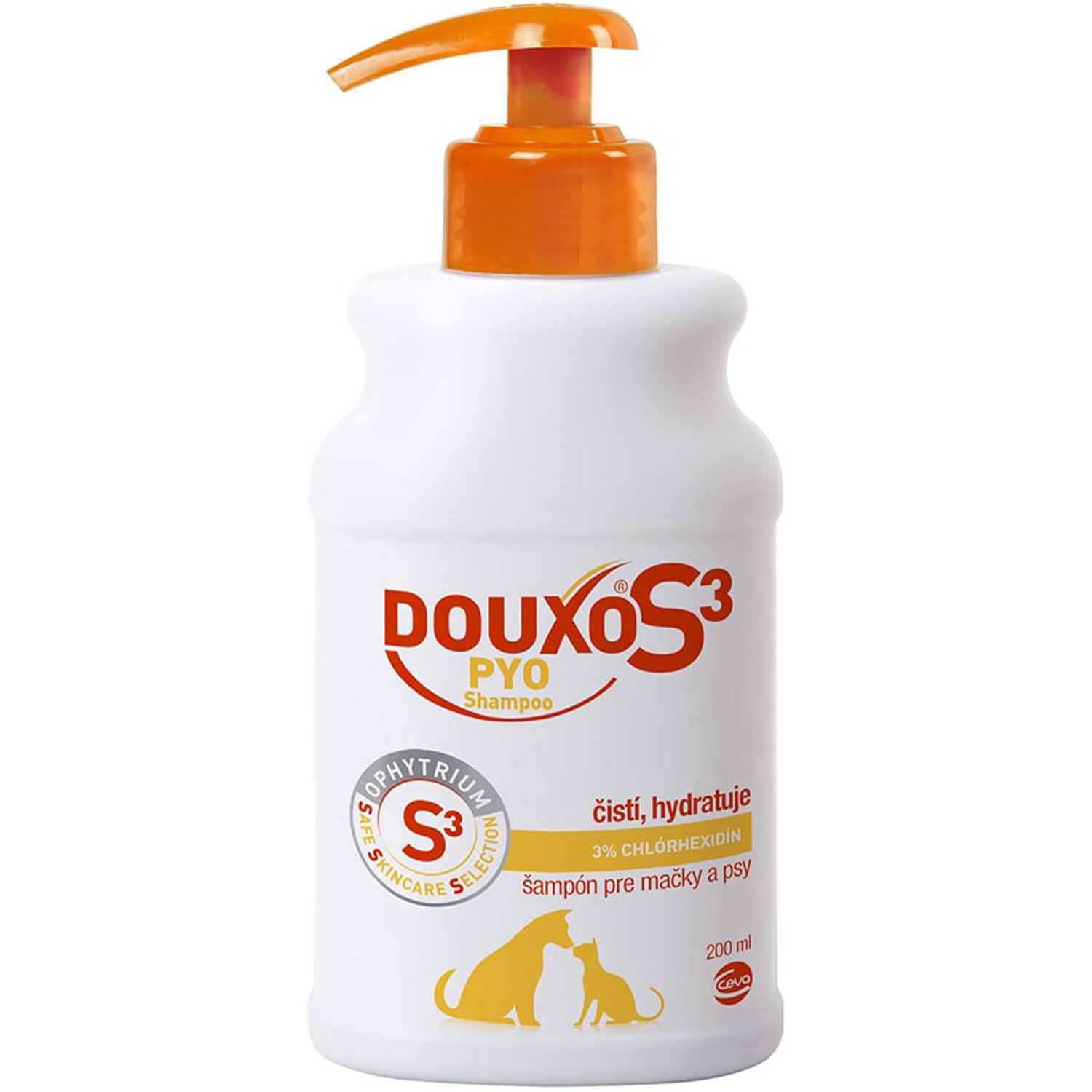 Лечебный шампунь Douxo S3 Pyo для очищения и увлажнения кожи собак и кошек 200 мл - фото 1