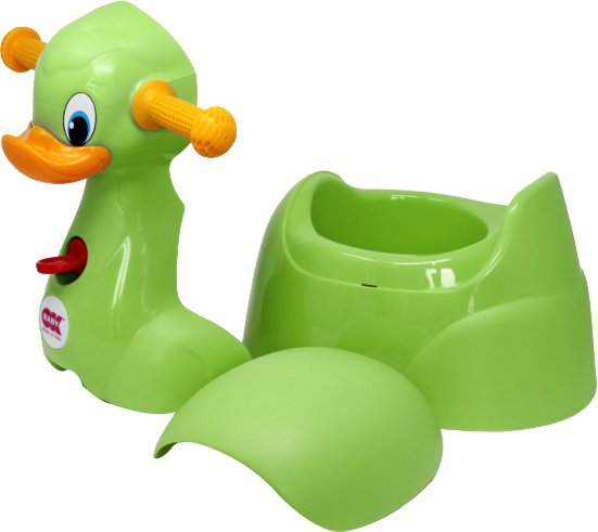 Горшок музыкальный OK Baby Quack, салатовый(37074430) - фото 2