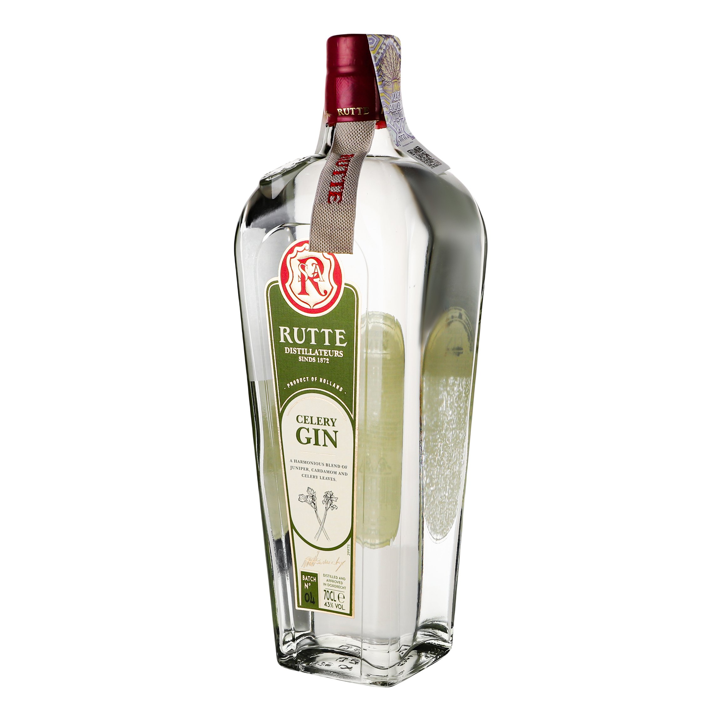 Джин Rutte Celery Dry Gin, 43%, 0,7 л (852646) - фото 2