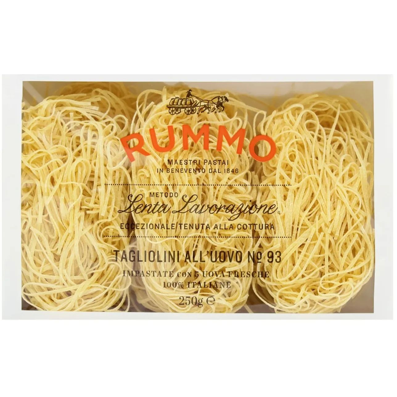 Макаронные изделия Rummo Tagliolini All'uovo N°93 250 г - фото 1