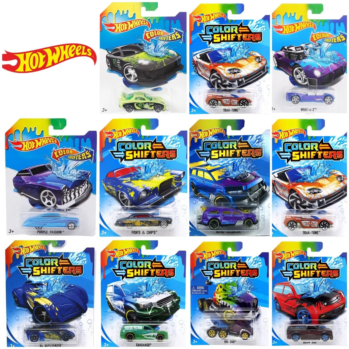 Машинка Hot Wheels Color Shifters 1 шт. в ассортименте (BHR15) - фото 1