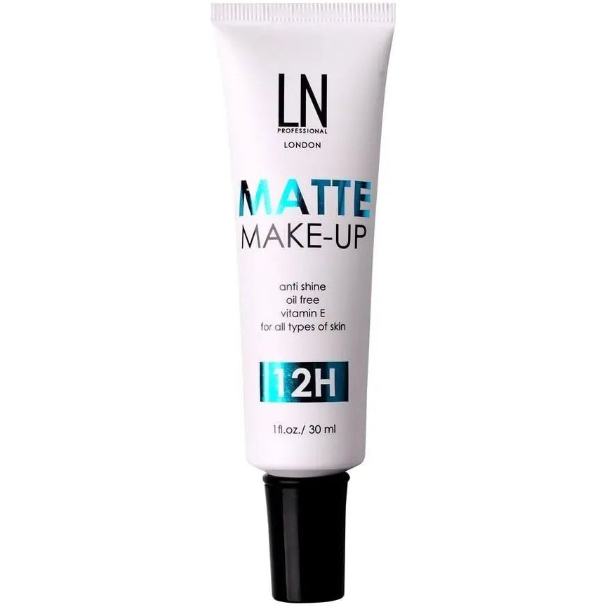Матуючий тональний крем для обличчя LN Professional 12H Matt Make-Up відтінок 03, 30 мл - фото 1