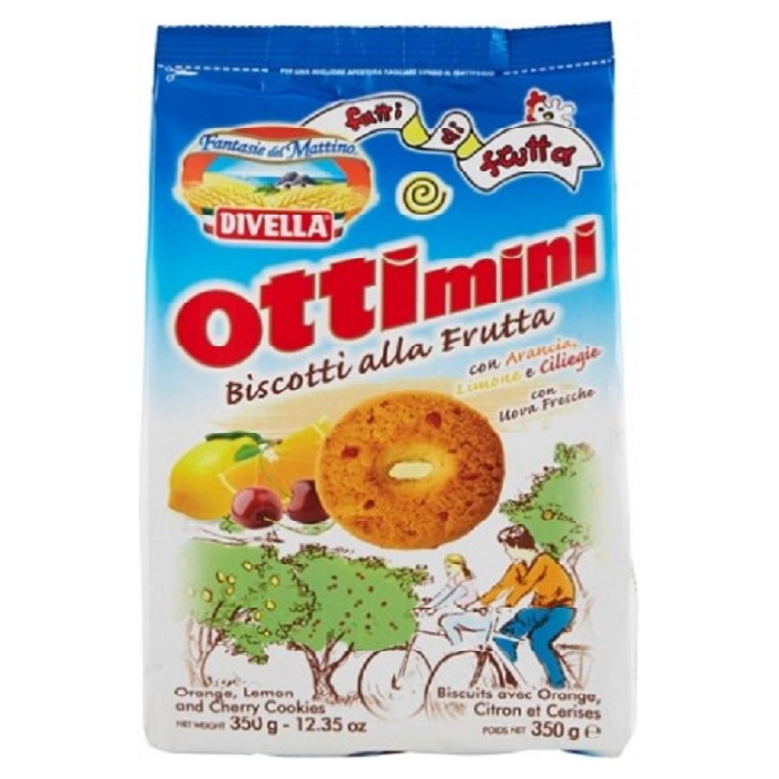 Печиво Divella Ottimini Fatti di Frutta 350 г (DLR12142) - фото 1