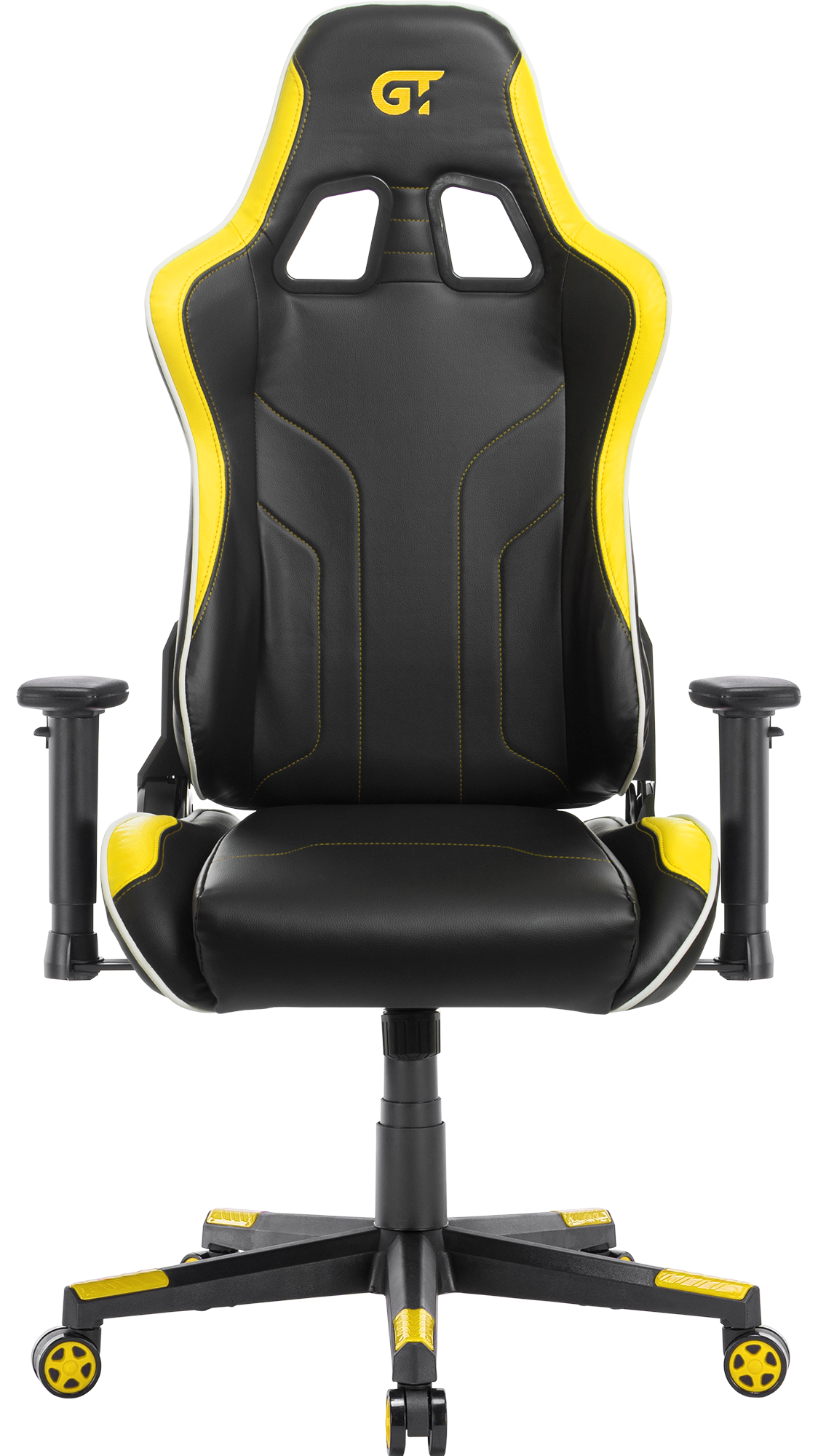 Геймерське крісло GT Racer чорне з жовтим (X-2528 Black/Yellow) - фото 4