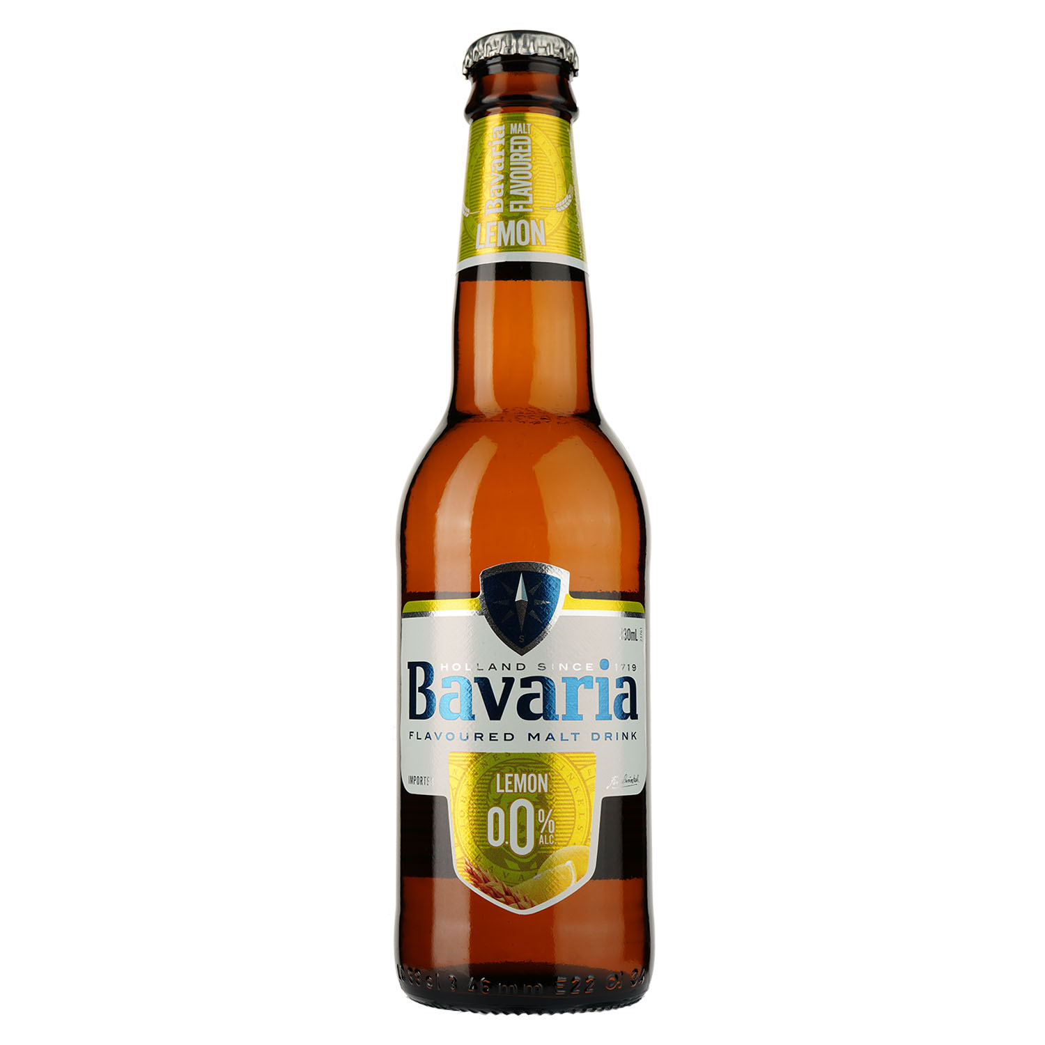 Пиво Bavaria Лимон, безалкогольное, светлое, фильтрованное, 0,33 л - фото 1