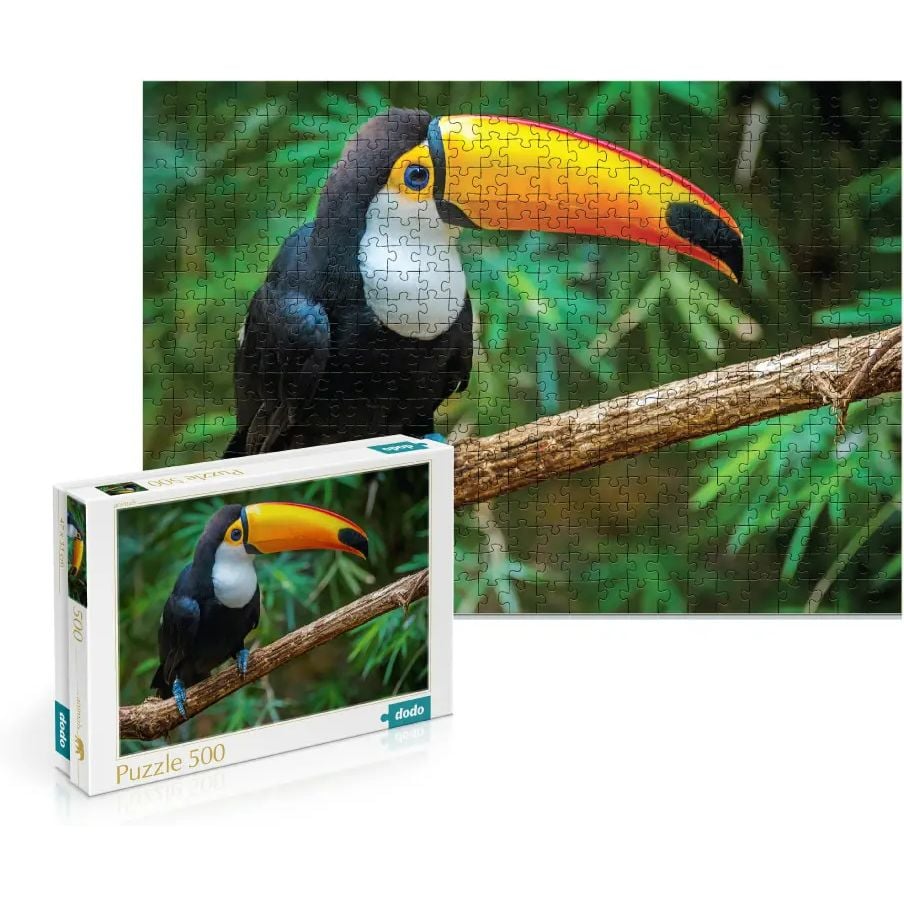 Пазл DoDo Птах Тукан, Бразилія, 500 елементів (300400) - фото 3