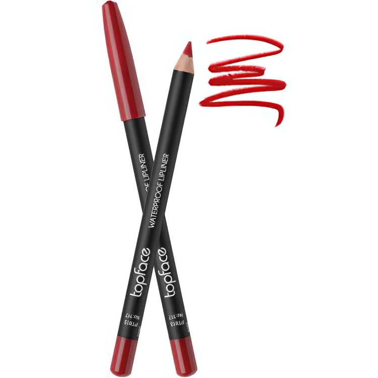 Олівець для губ TopFace Waterproof Lipliner водостійкий PT613 відтінок 117 1.14 г - фото 1