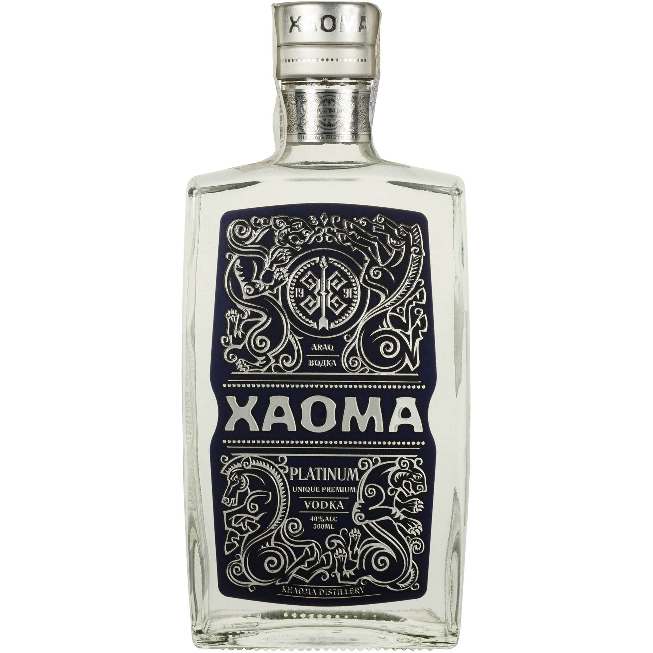 Водка Xaoma Platinum, 40%, 0,5 л - фото 1