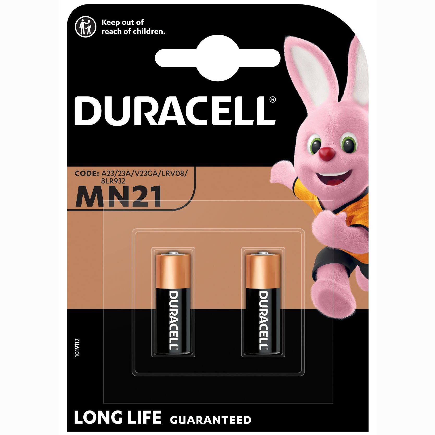 Спеціалізовані лужні батарейки Duracell 12 V MN21 A23/23A/V23GA/LRV08/8LR932, 2 шт. (5004966) - фото 2