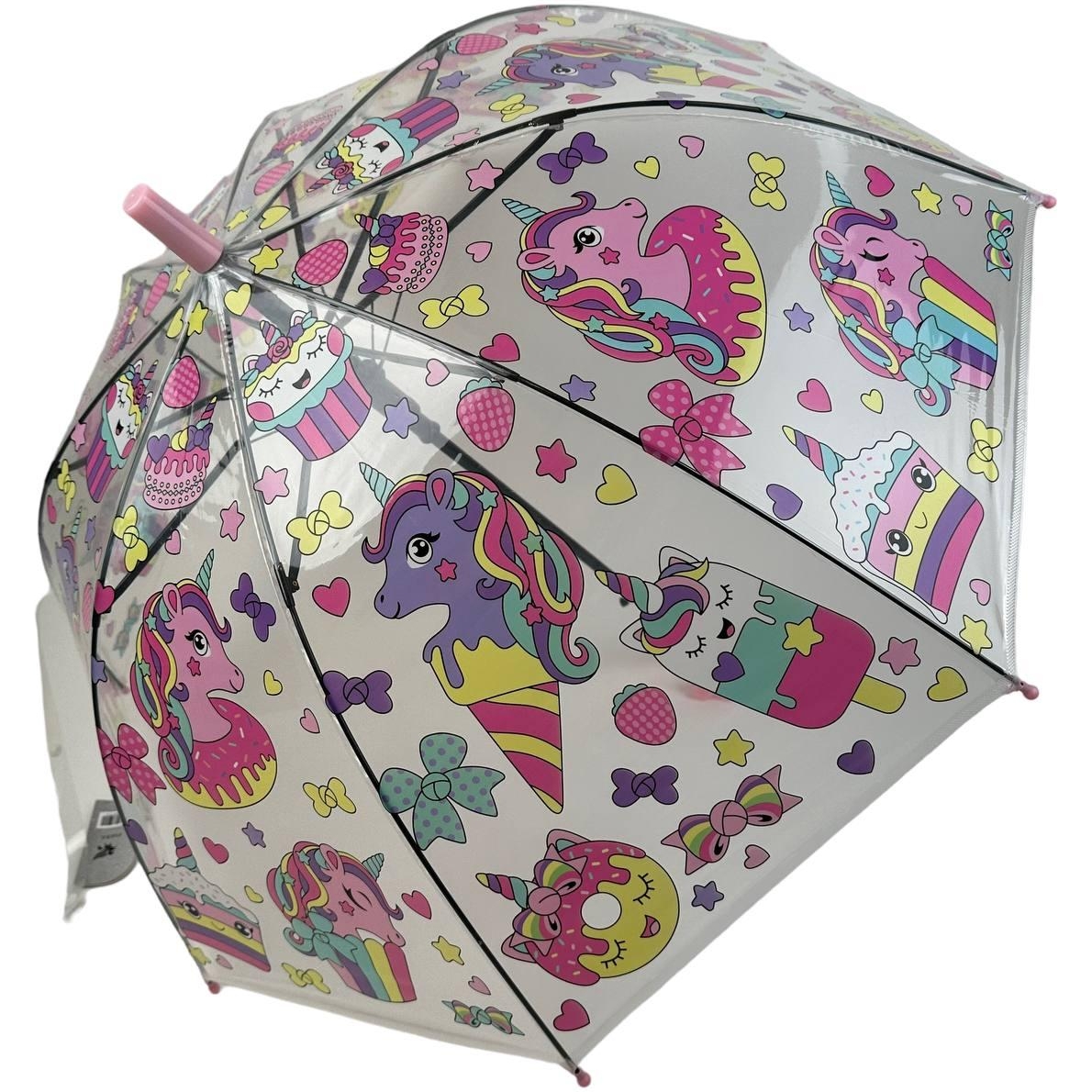 Жіноча складана парасолька напівавтомат Fiaba 74 см рожева - фото 1