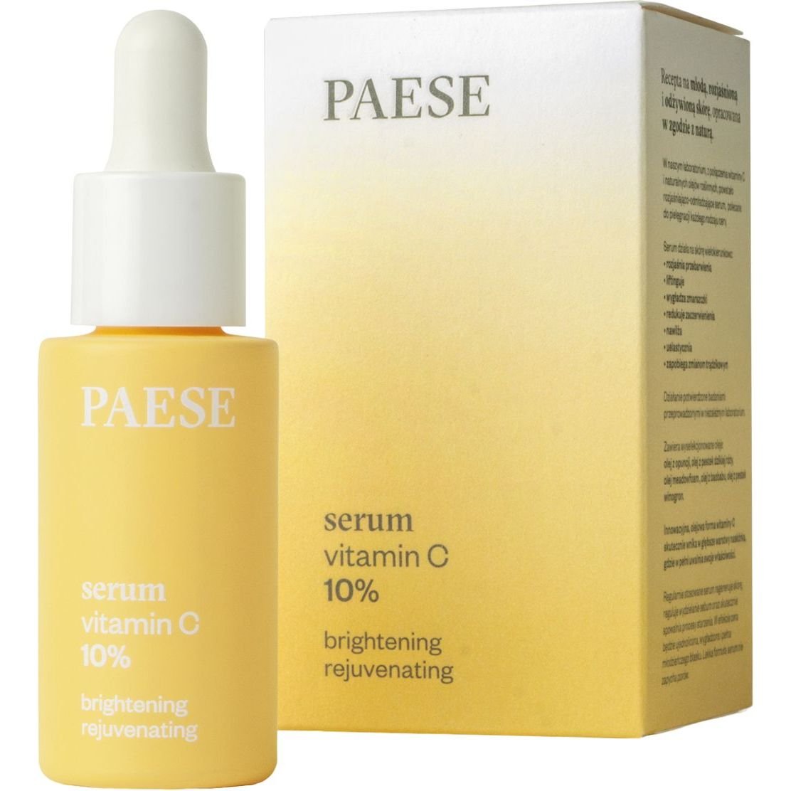 Сироватка для обличчя Paese Brightening Serum with Vitamin C 10%, 15 мл - фото 1