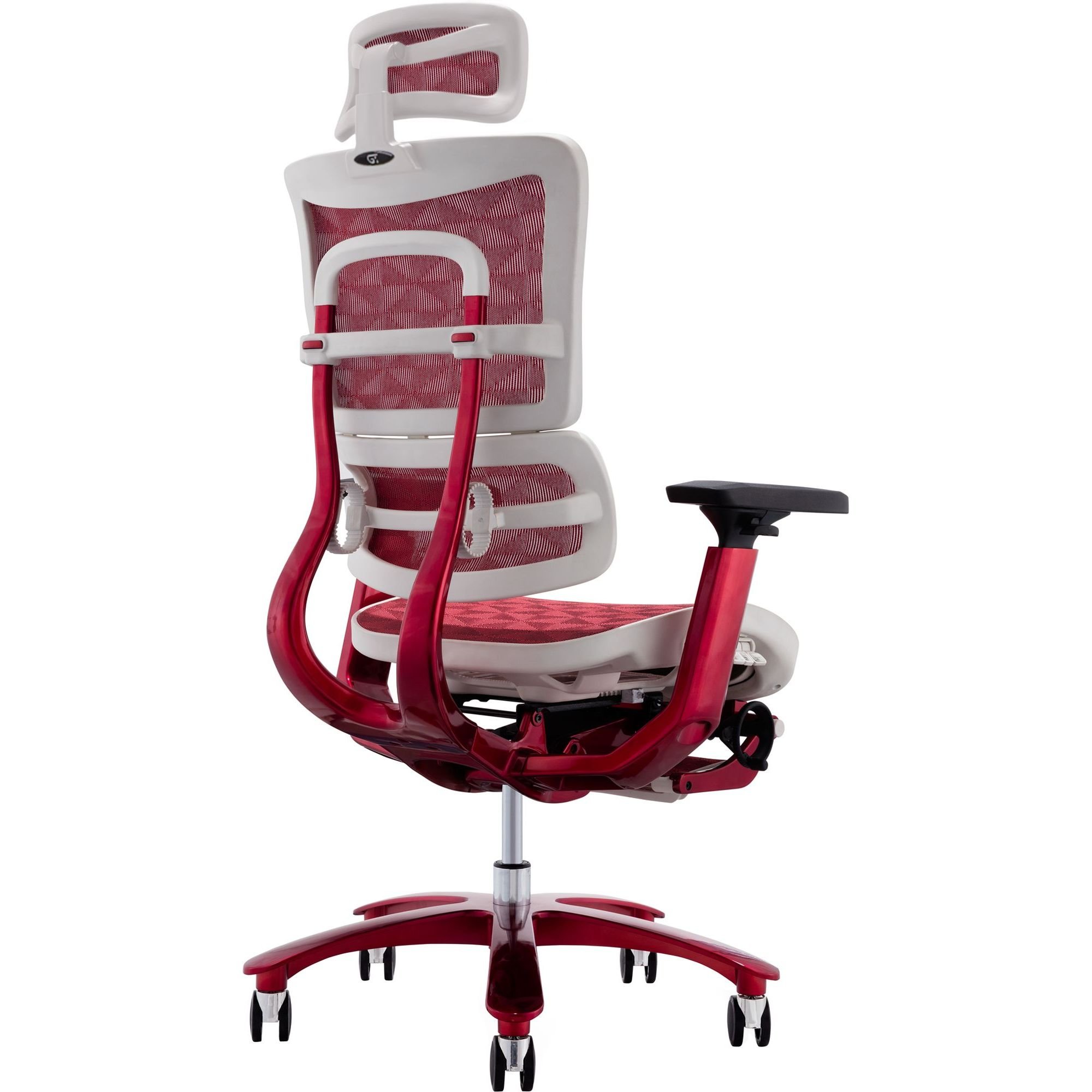 Офісне крісло GT Racer X-815L, червоно-біле (X-815L White/Red (W-52)) - фото 5