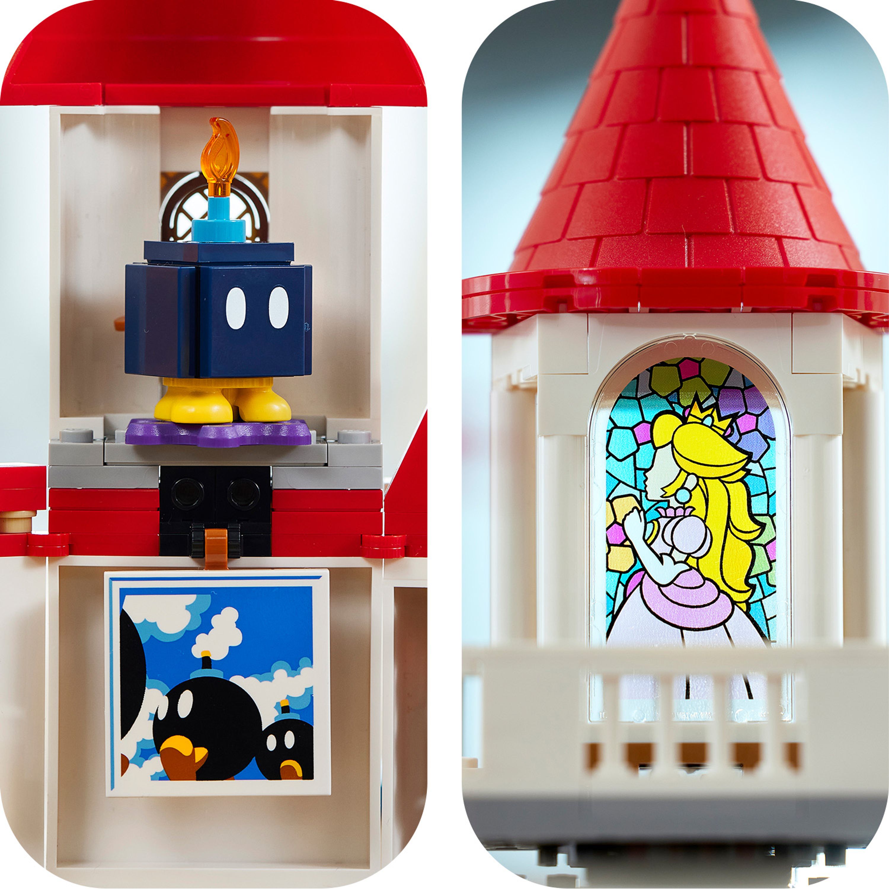 Конструктор LEGO Super Mario Дополнительный набор, Замок Персика, 1216 деталей (71408) - фото 8
