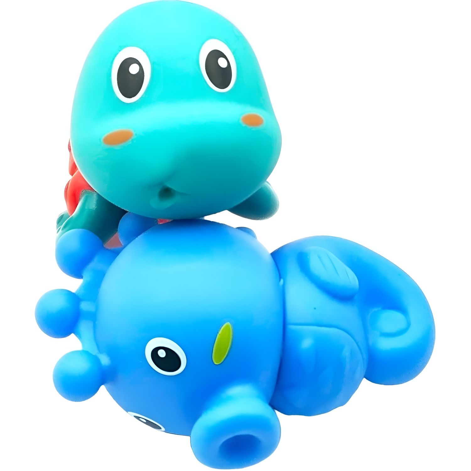 Набір іграшок для купання Bibi Toys Морські мешканці: черепашка та морський коник 2 шт. (761056BT) - фото 1