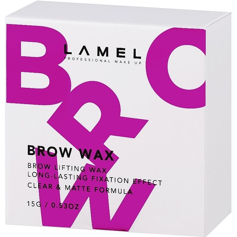 Фіксуючий віск для брів Lamel Brow Lifting Wax відтінок 401, 15 г - фото 6