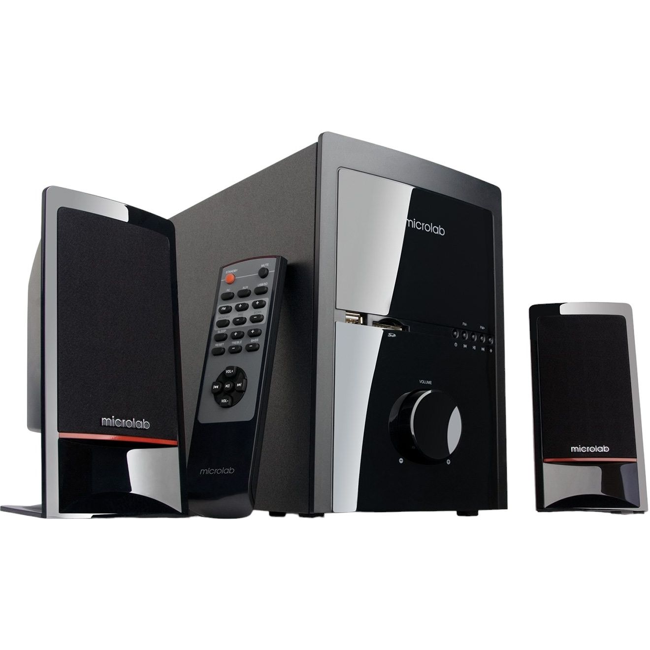 Комп'ютерна акустика Microlab M-700U 2.1 Black - фото 1