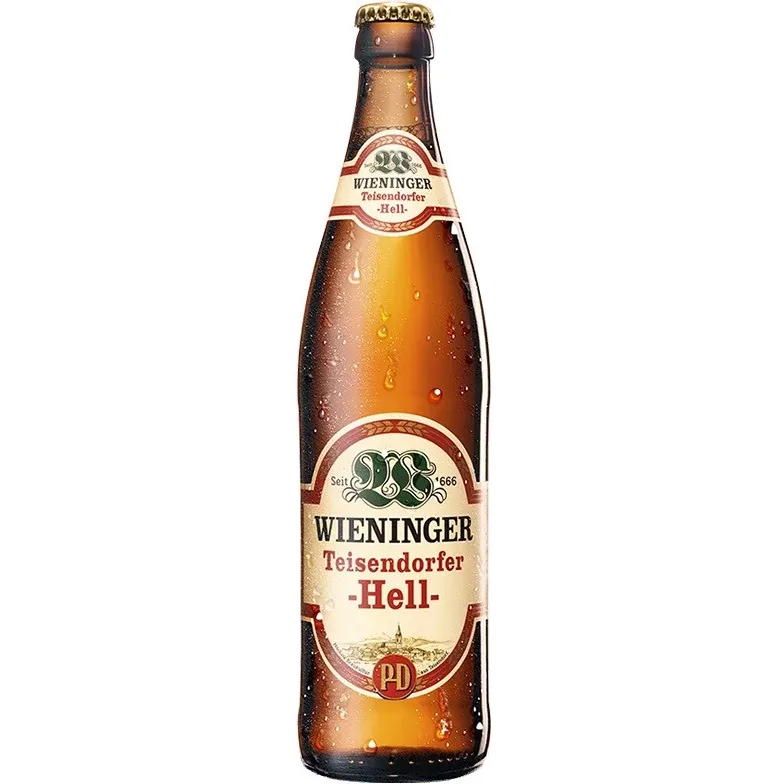 Пиво Wieninger Teisendorfer Hell светлое фильтрованное 5% 0.5 л - фото 1