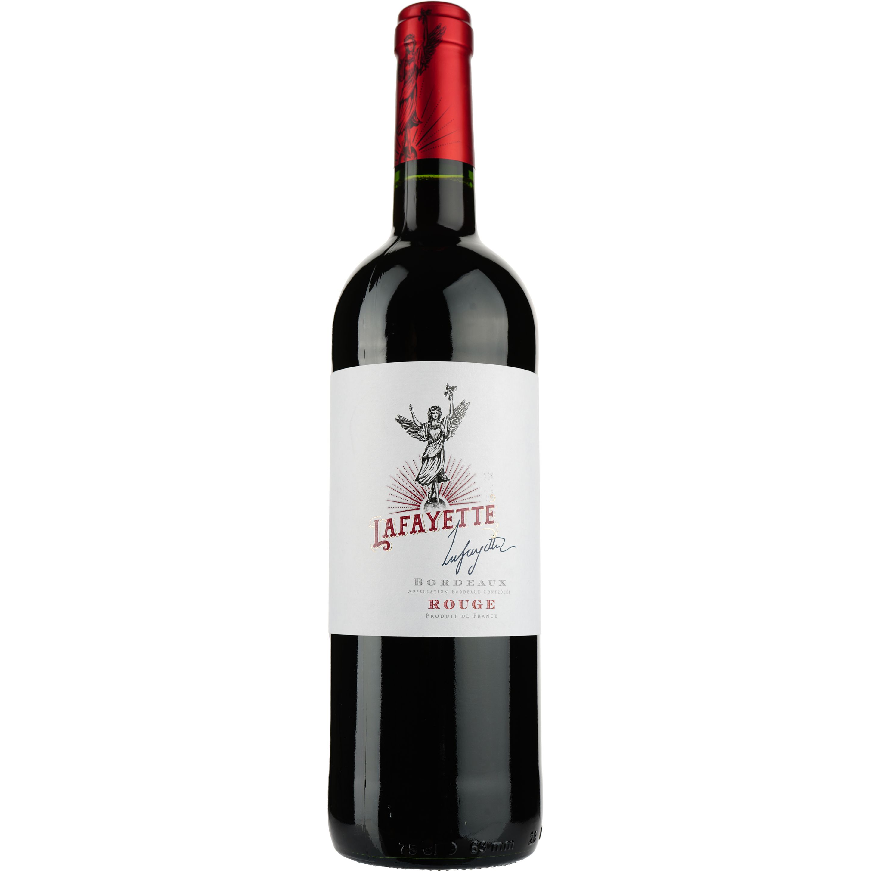 Вино Lafayette Bordeaux Superieur, красное, сухое, 0,75 л - фото 1