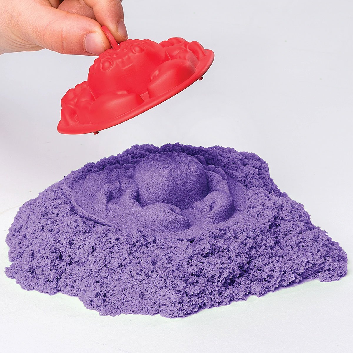 Набор песка для детского творчества Wacky-Tivities Kinetic Sand, фиолетовый, 454 г (71402P) - фото 4