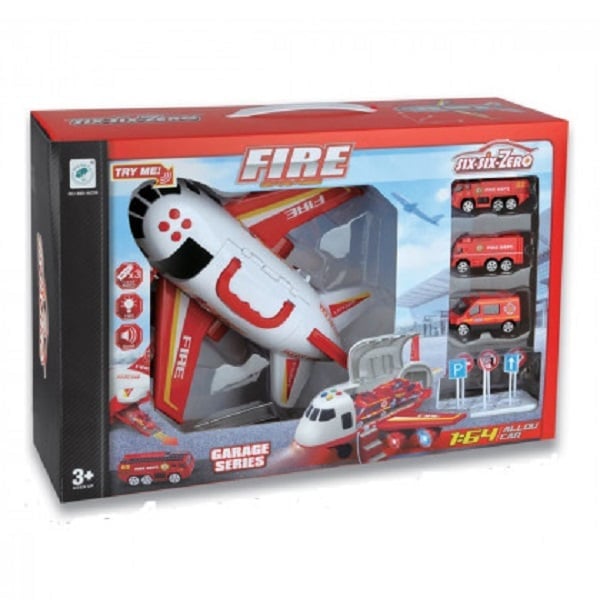 Ігровий набір Six-Six-Zero Fire Airplane, пожежний літак (EPT574288) - фото 1