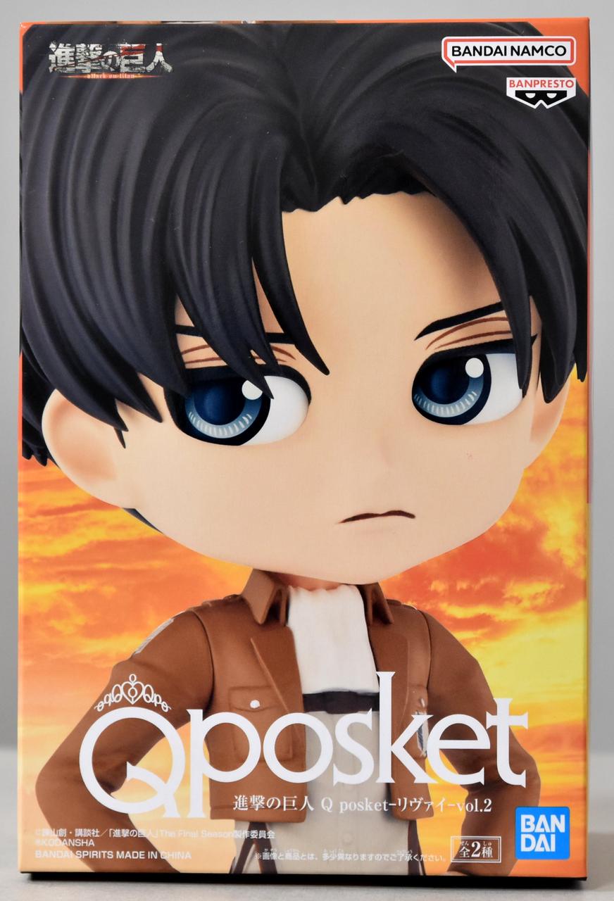 Фигурка Q Posket Атака титанов Леви Аккерман Attack on Titan Levi Ackerman vol 2 14 см QP AT LA VA 02 - фото 2