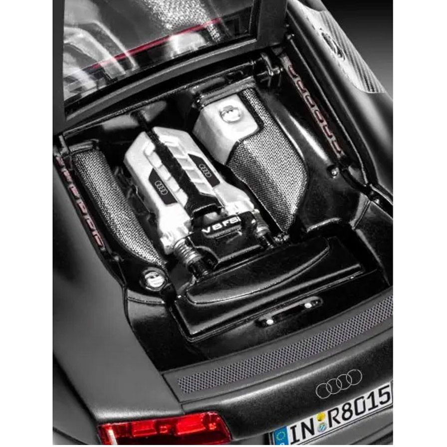 Сборная модель Revell Автомобиль Audi R8 уровень 4, масштаб 1:24, 106 деталей (RVL-67057) - фото 5