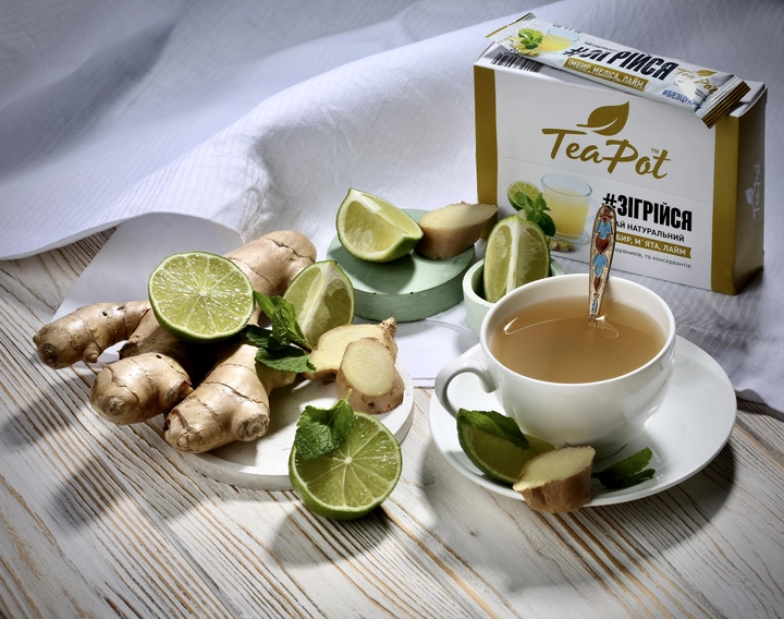 Чай TeaPot Імбир, меліса, лайм, мед концентрований 180 г - фото 3