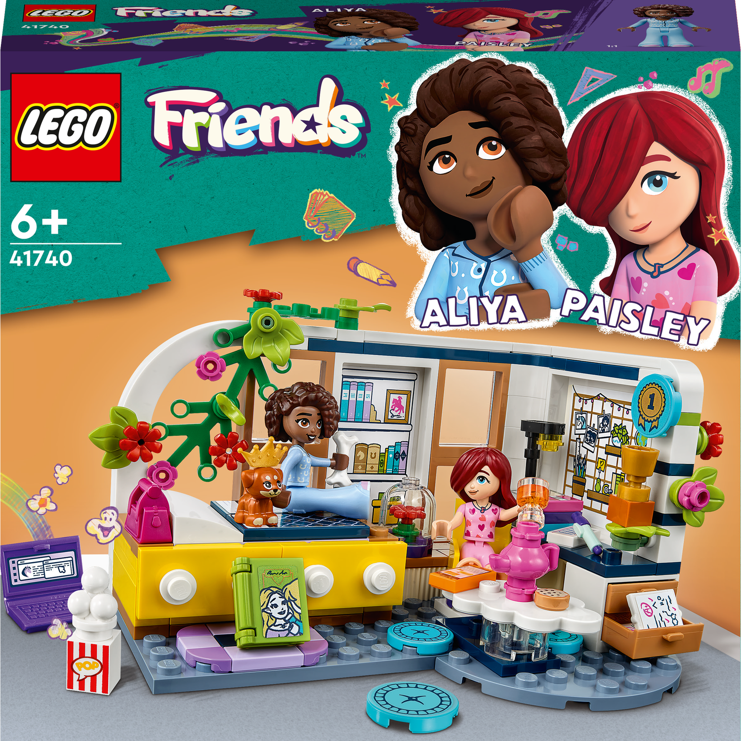 Конструктор LEGO Friends Кімната Алії, 209 деталей (41740) - фото 1