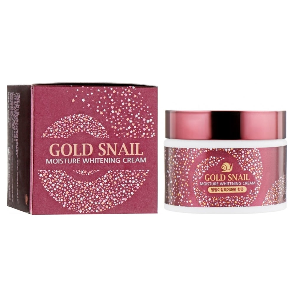 Крем для обличчя Enough Gold Snail Moisture Whitening Cream Муцин Равлика, 50 г - фото 1