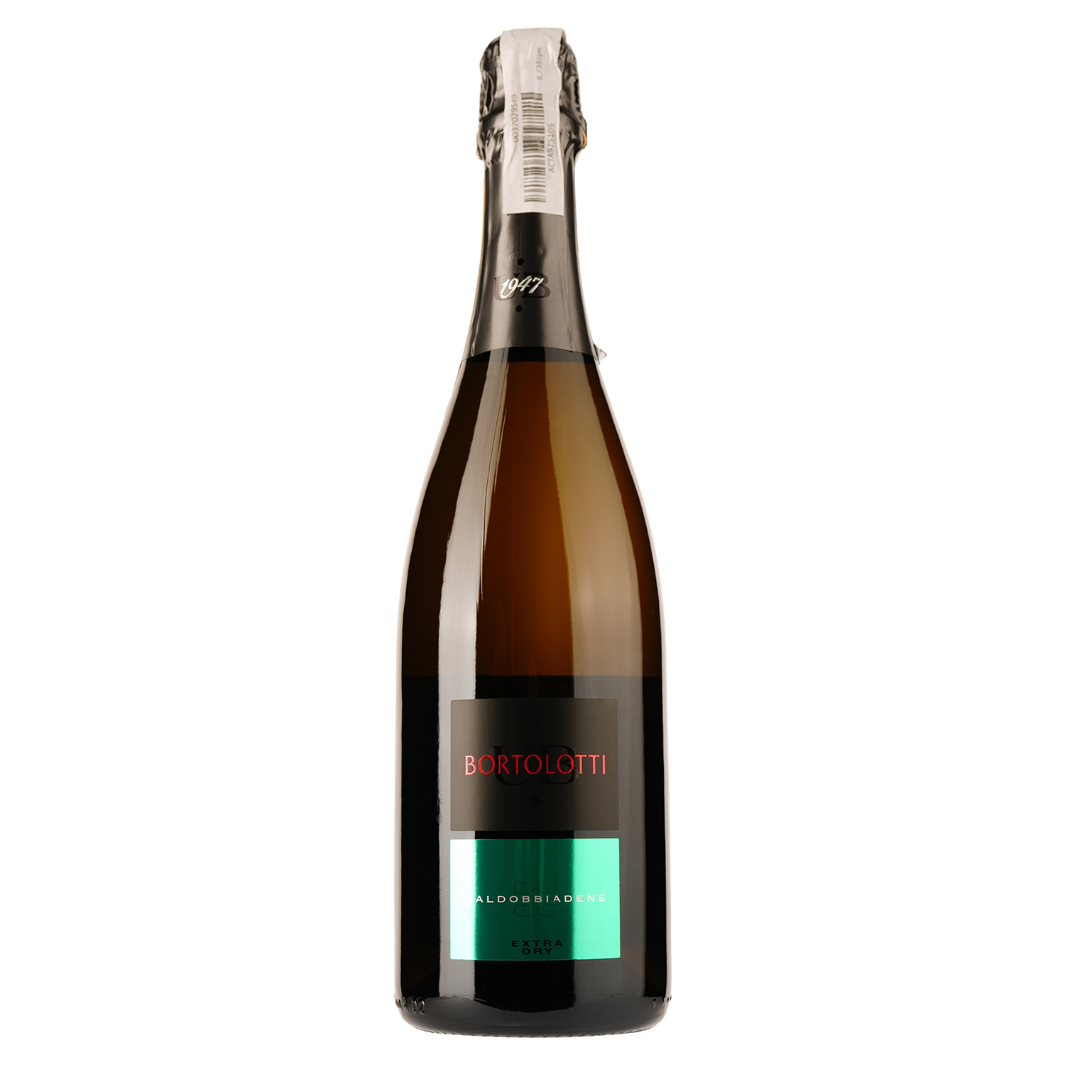 Вино игристое Bortolotti Valdobbiadene Prosecco Superiore Extra Dry, белое, брют, 11,5%, 0,75 л - фото 1