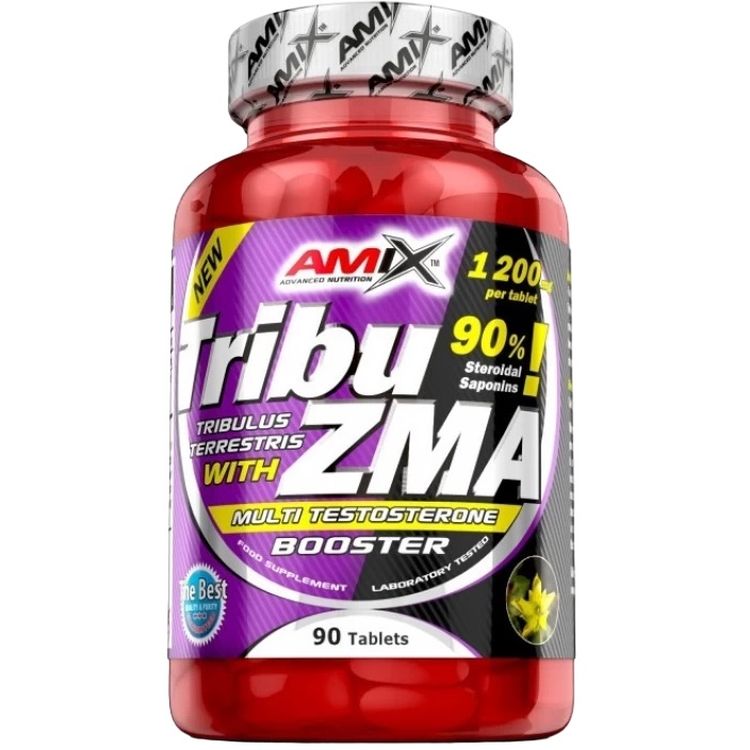 Комплекс для повышения тестостерона Amix Tribu-ZMA 1200 мг 90 таблеток - фото 1