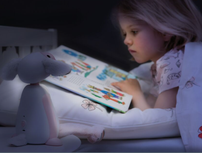 Світильник для читання з автоматичним відключенням Zazu Баранець Фін, рожевий - фото 5