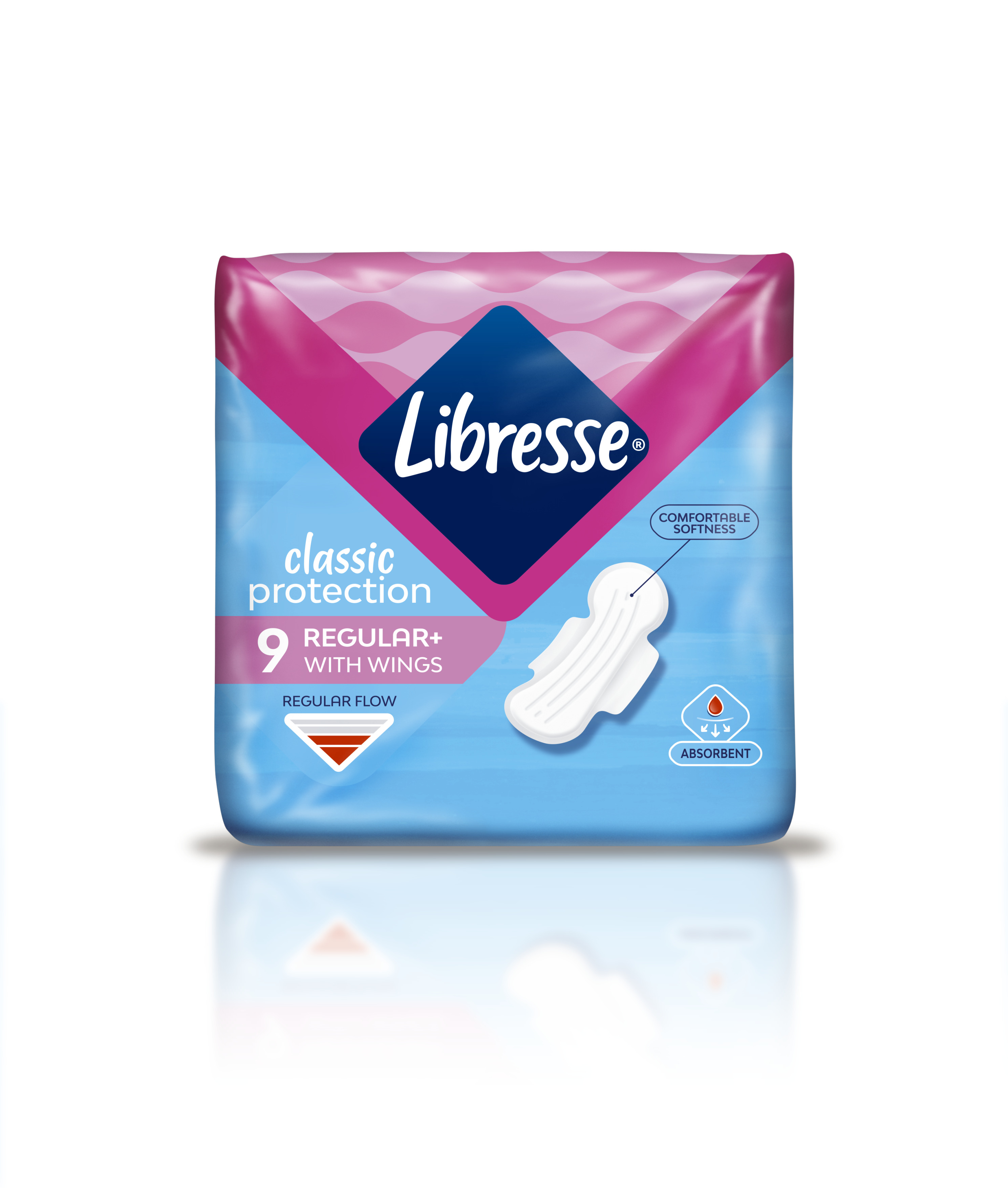 Гигиенические прокладки Libresse Classic protection regular, 9 шт. - фото 2