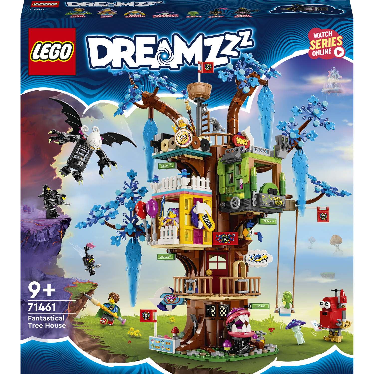 Конструктор LEGO DREAMZzz Сказочный домик на дереве 1257 деталь (71461) - фото 1