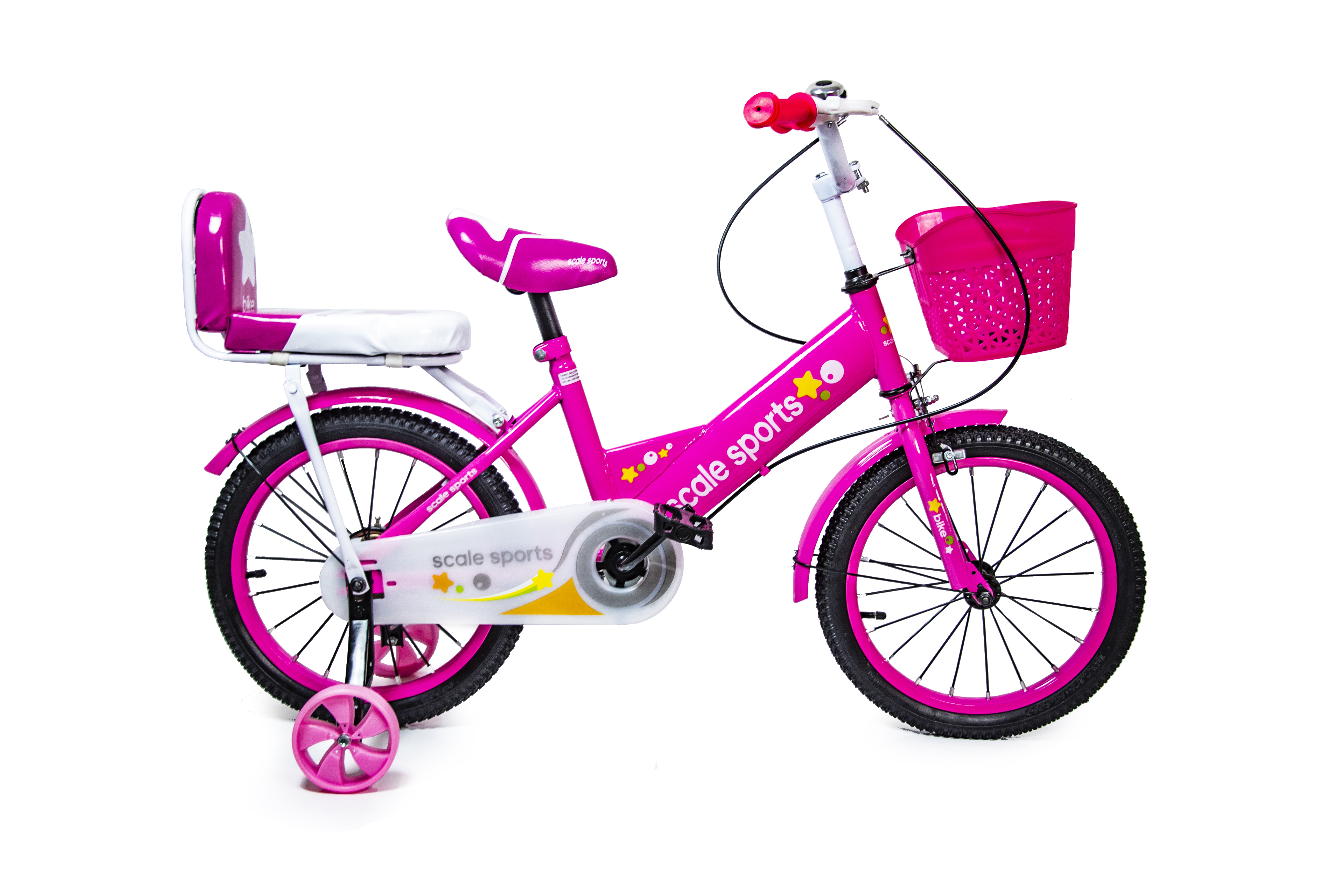 Велосипед детский Scale Sports 16 дюймов розовый 231894 - фото 6