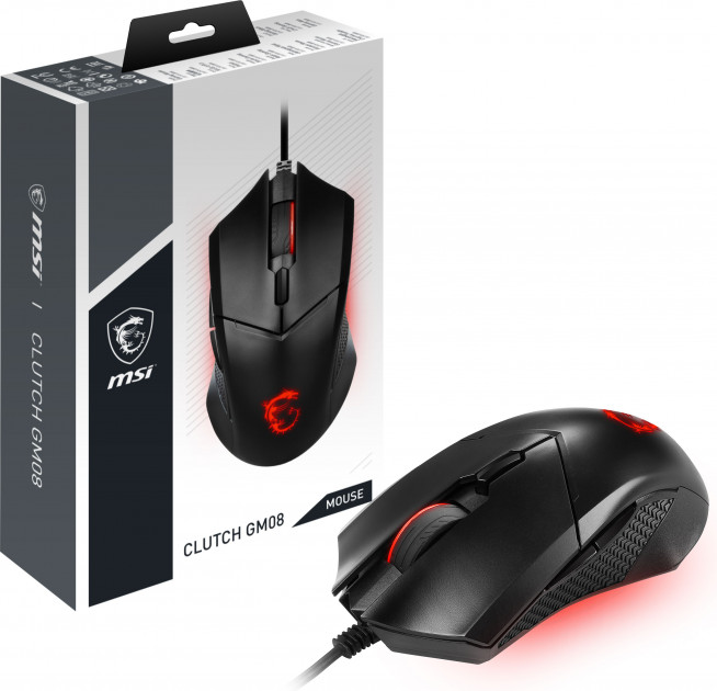 Игровая мышь MSI Clutch GM08 Gaming Mouse - фото 7