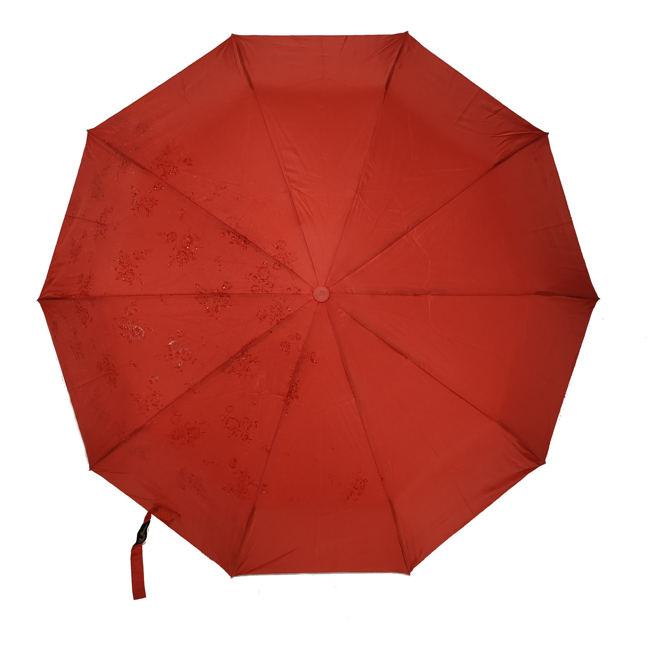 Женский складной зонтик полуавтомат Bellissimo 99 см красный - фото 2