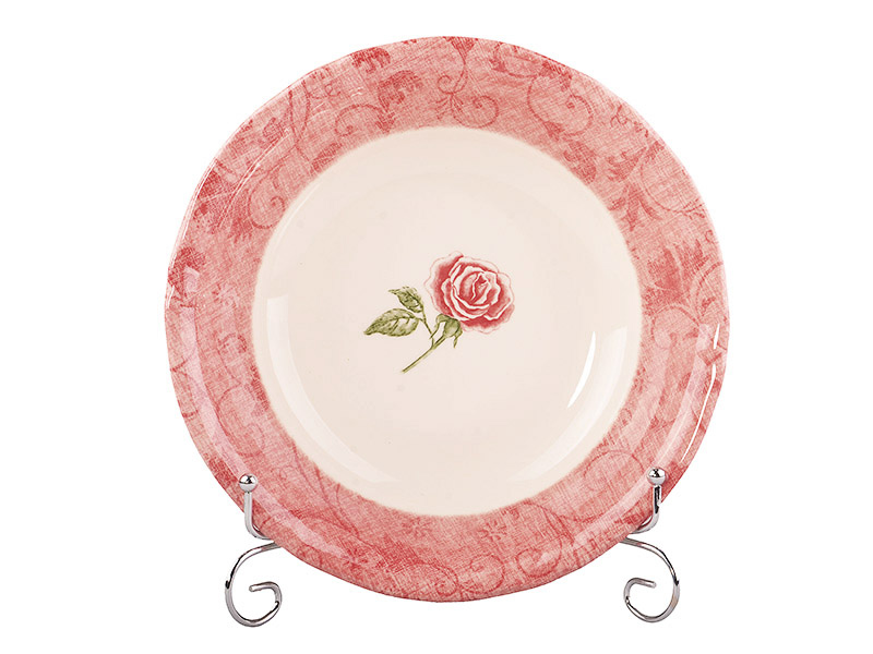 Салатник Claytan Ceramics Damask Flower Pink, 24 см (910-080) - фото 1