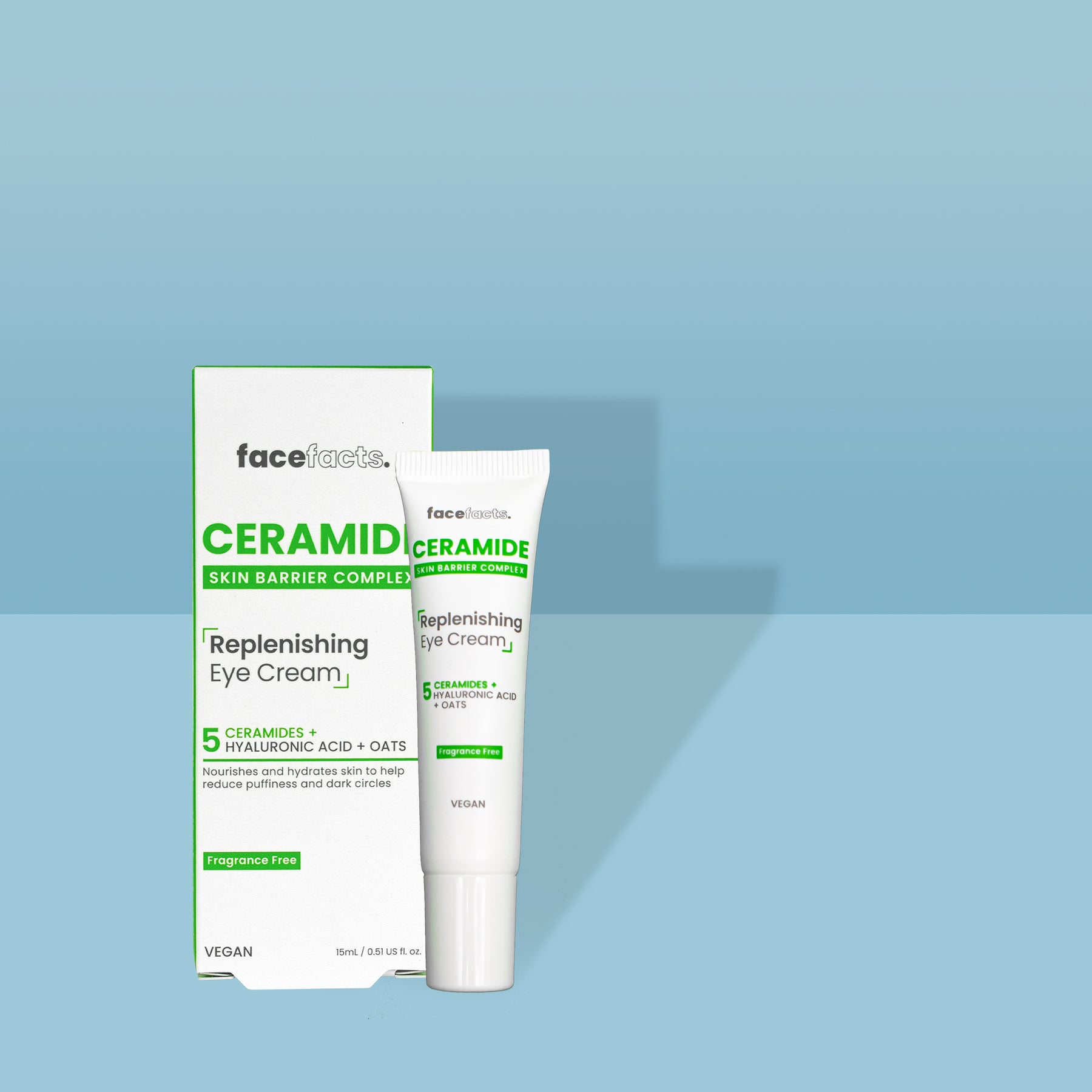 Відновлюючий крем для шкіри навколо очей Face Facts Ceramide Skin Barrier Complex Replenishing Eye Cream з керамідами 15 мл - фото 2
