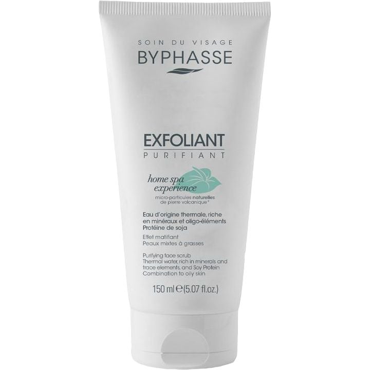 Очищаючий скраб для обличчя Byphasse Home Spa Experience, для комбінованої та жирної шкіри, 150 мл - фото 1