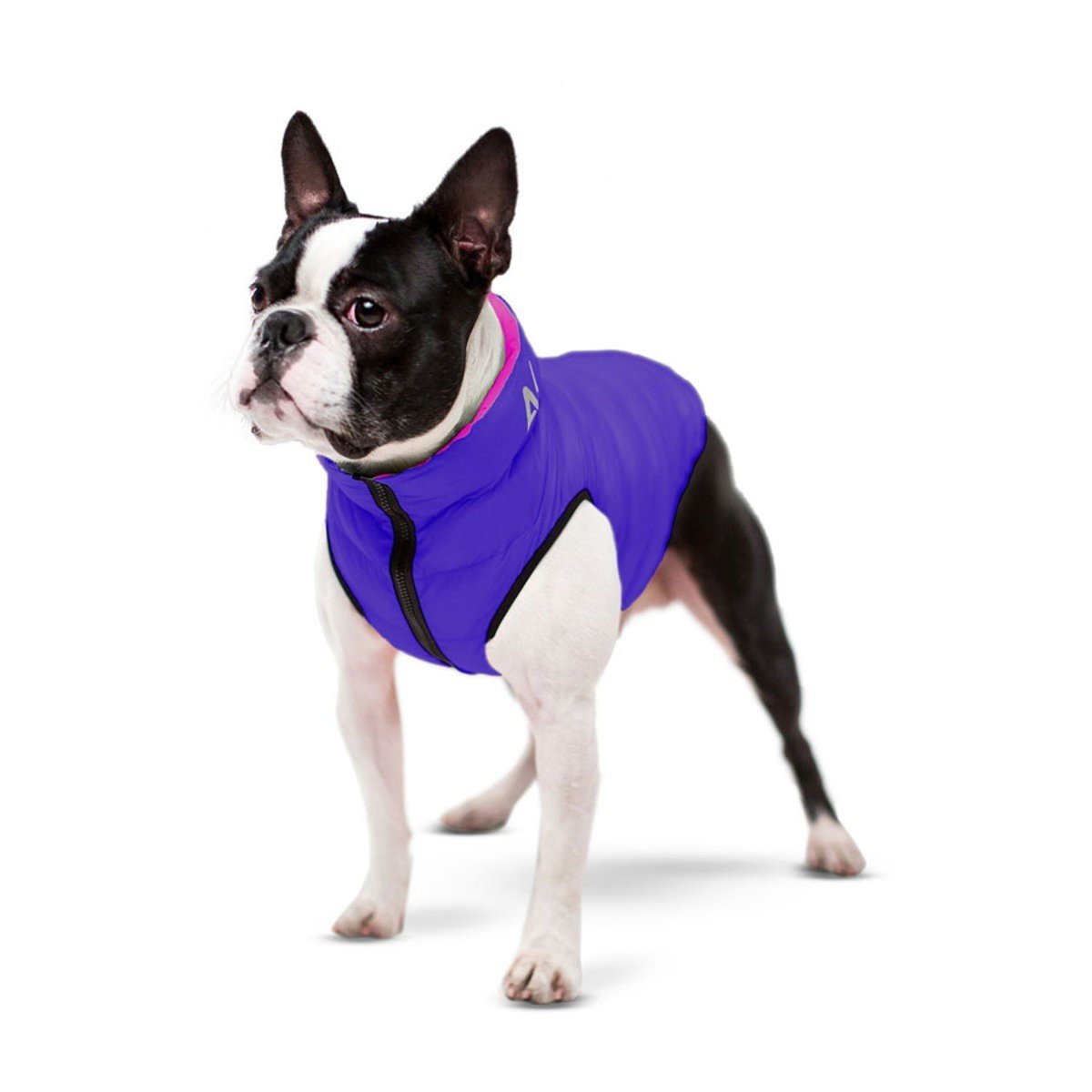 Курточка для собак AiryVest двухсторонняя, XS22, розовато-фиолетовая - фото 3