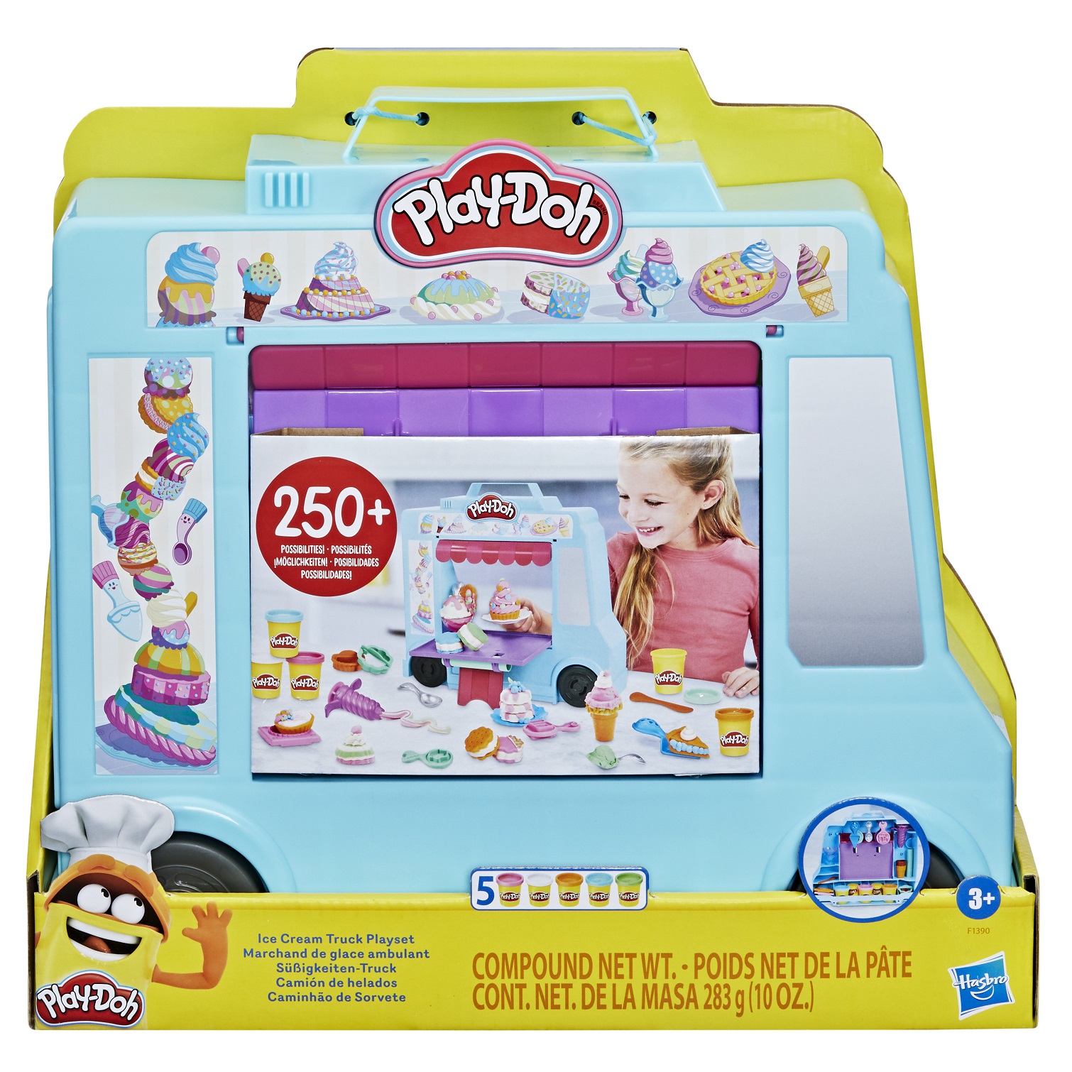 Игровой набор для лепки Hasbro Play-Doh Грузовичок с мороженым (F1390) - фото 1