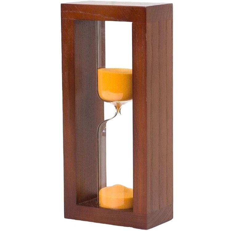 Пісочний годинник настільний Склоприлад 4-28, 15 хвилин, коричневий (300593) - фото 1