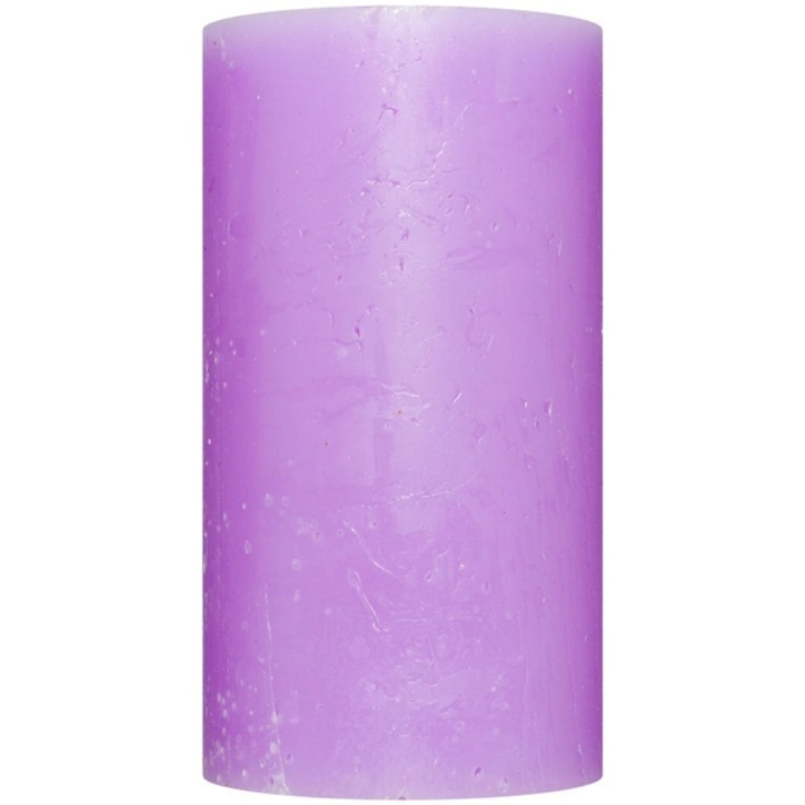 Свічка Pragnis Рустик, 5,5х10 см, світло-бузковий (C5510-264) - фото 1