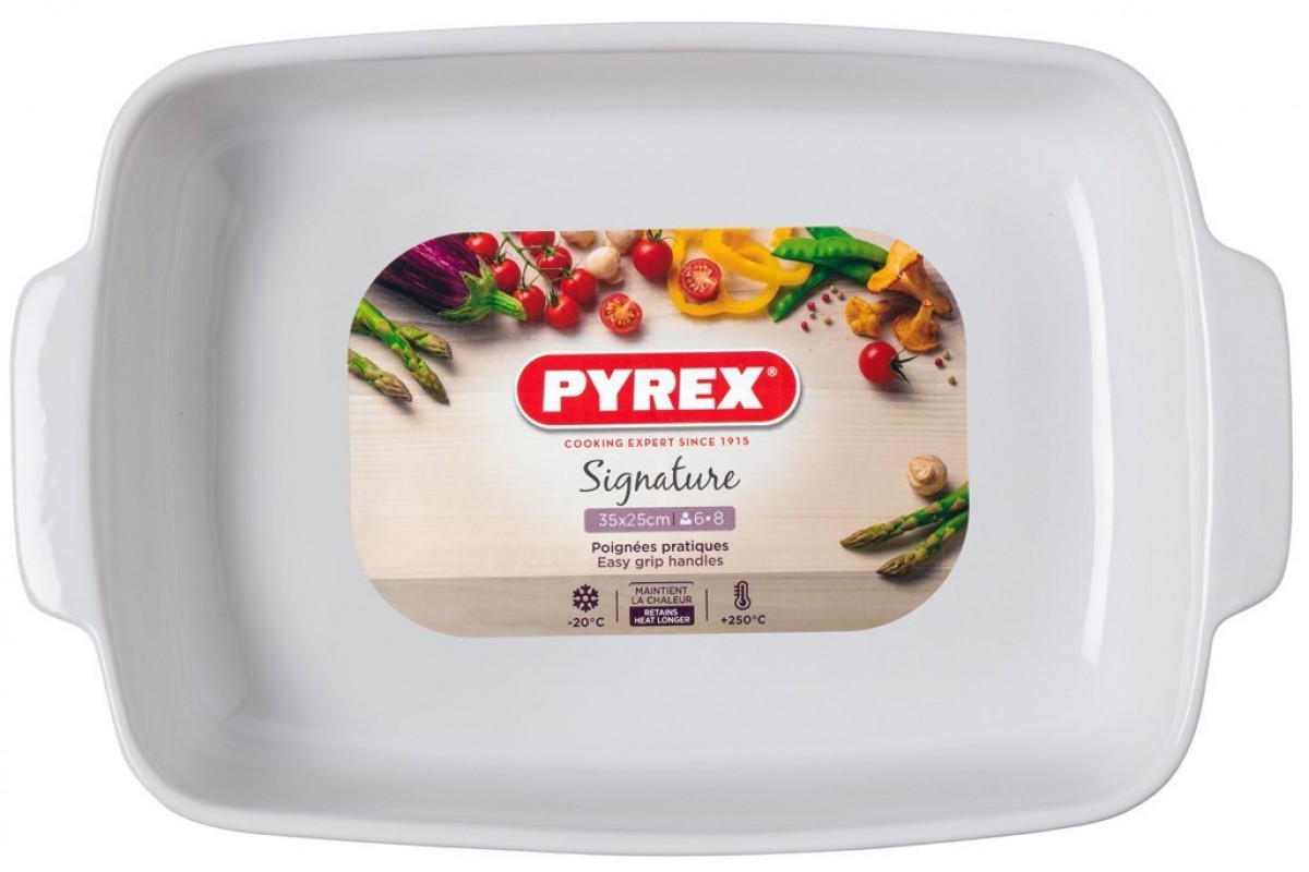 Форма для запекания Pyrex Signature 35x25 см белая (SG35RR1) - фото 2