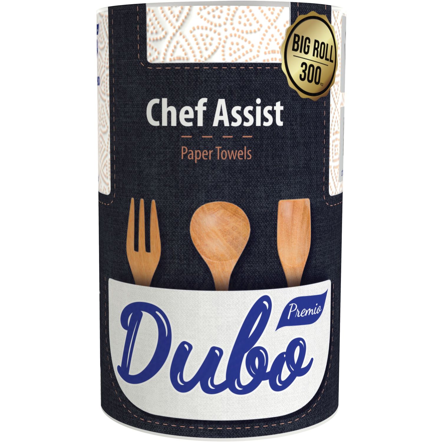Паперові рушники Диво Premio Chef Assist, тришарові, 1 рулон - фото 1