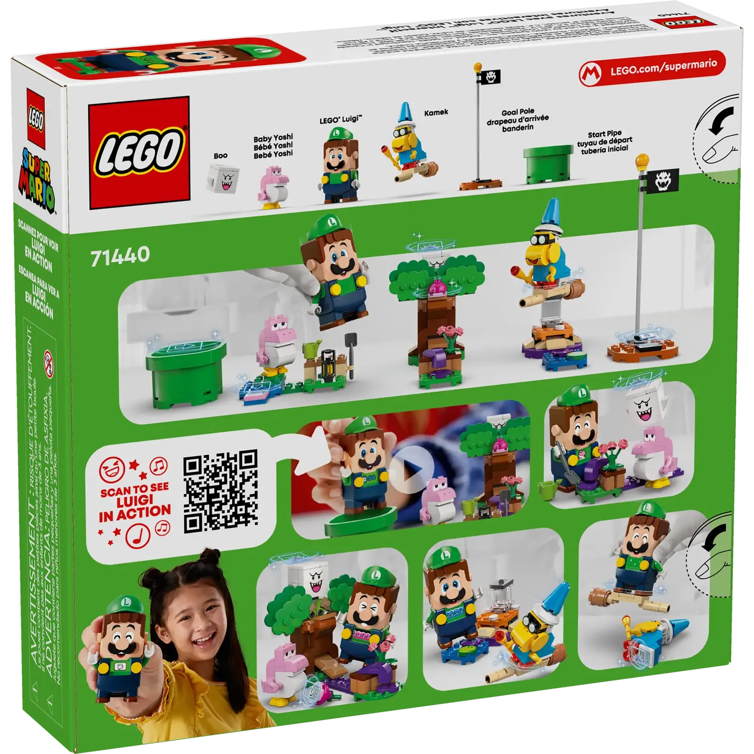 Конструктор LEGO Super Mario Приключения с интерактивным LEGO Луиджи 210 деталей (71440) - фото 8